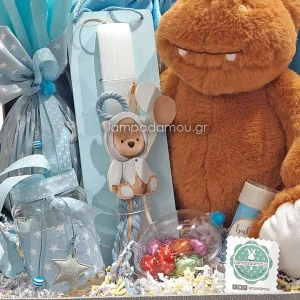 Βαλίτσα παιδική με ιπποπόταμο λούτρινο 30εκ