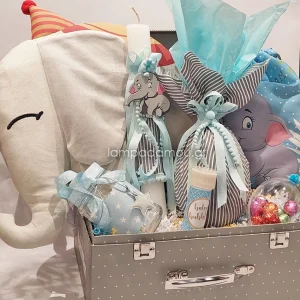 Βαλίτσα παιδική με μαξιλαράκι ελεφαντάκι 35εκ