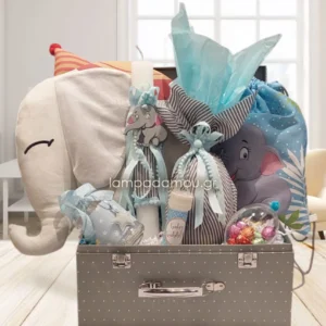 Βαλίτσα παιδική με μαξιλαράκι ελεφαντάκι 35εκ